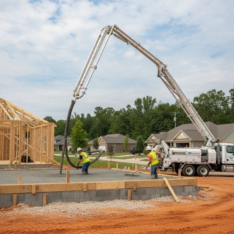 Local Concrete Pumping pros at work